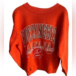 Vintage 1992 Tampa Bay Buccaneers Orange Crewneck